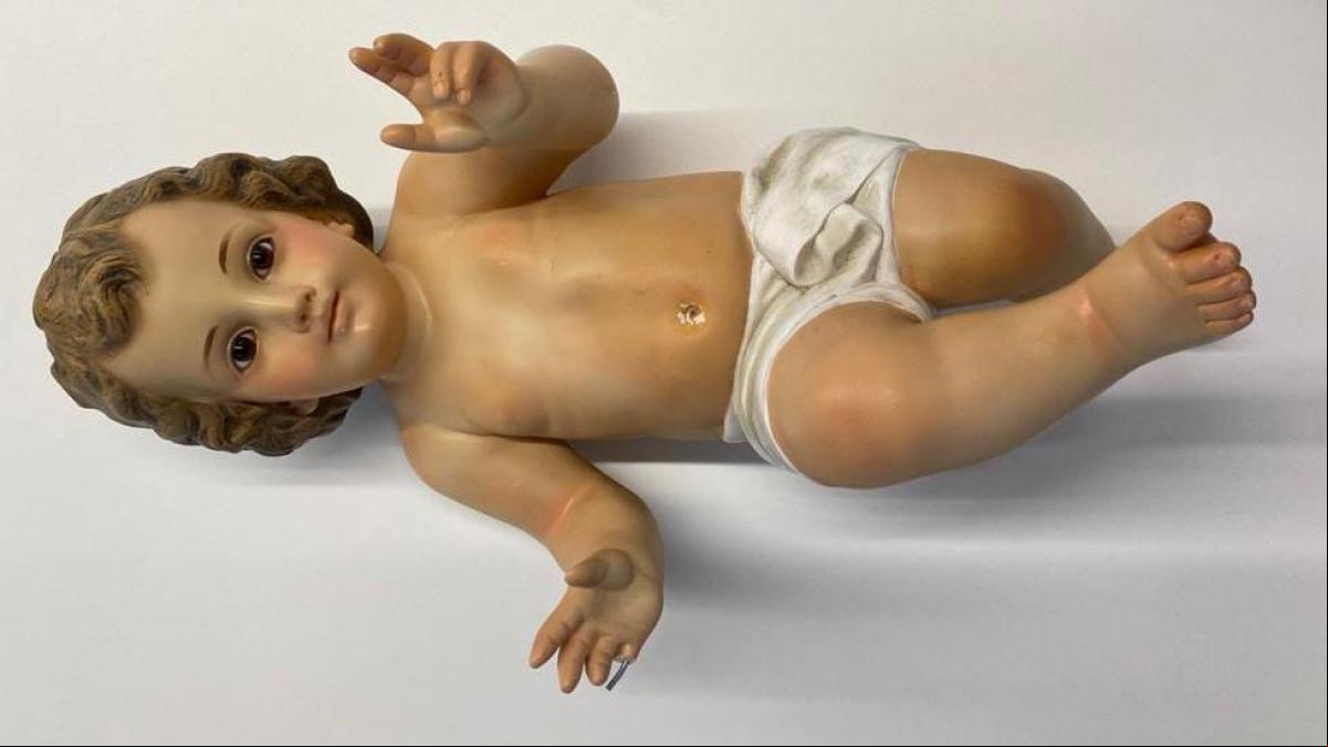 Recuperado el niño Jesús secuestrado del pesebre de Barberà del Vallès