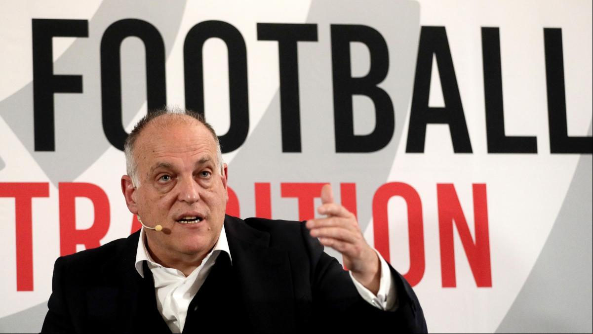 Tebas: La inscripción de Gavi se le puede negar al Barça el próximo año