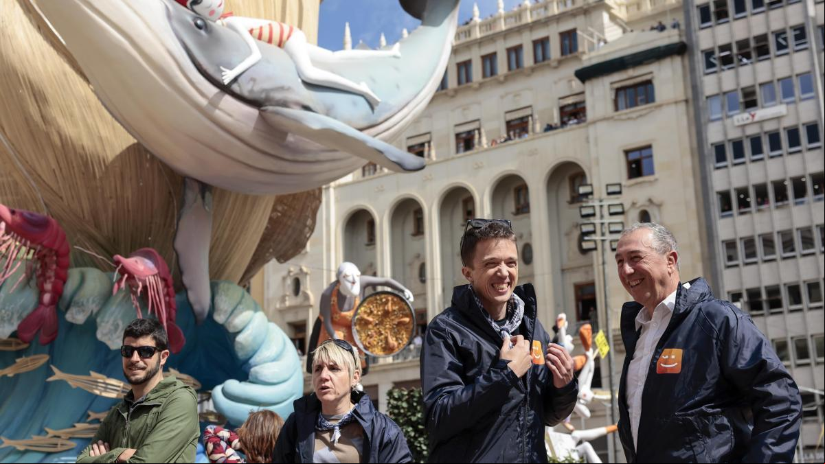 Compromís se une al PP, critica la ausencia de Sánchez y reclama que la Cremà se vea en La 1