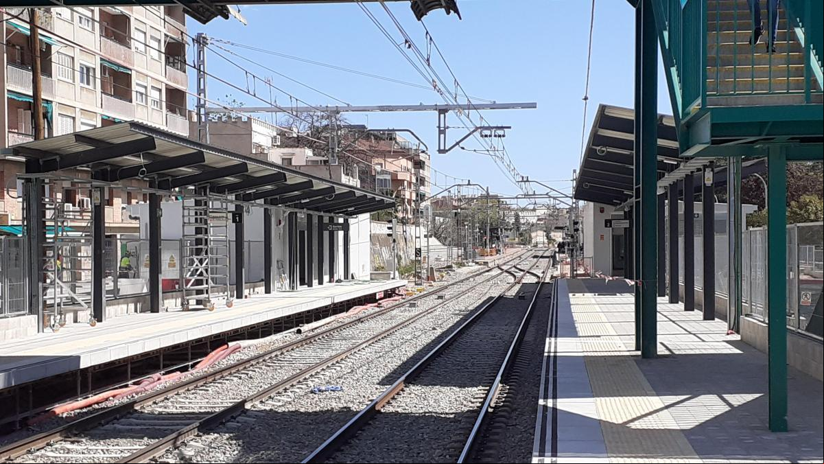 La estación provisional de Sant Feliu de Llobregat entrará en funcionamiento este domingo