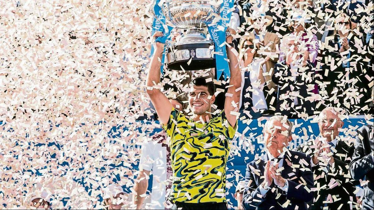 Carlos Alcaraz participará en el Trofeo Conde de Godó de 2025