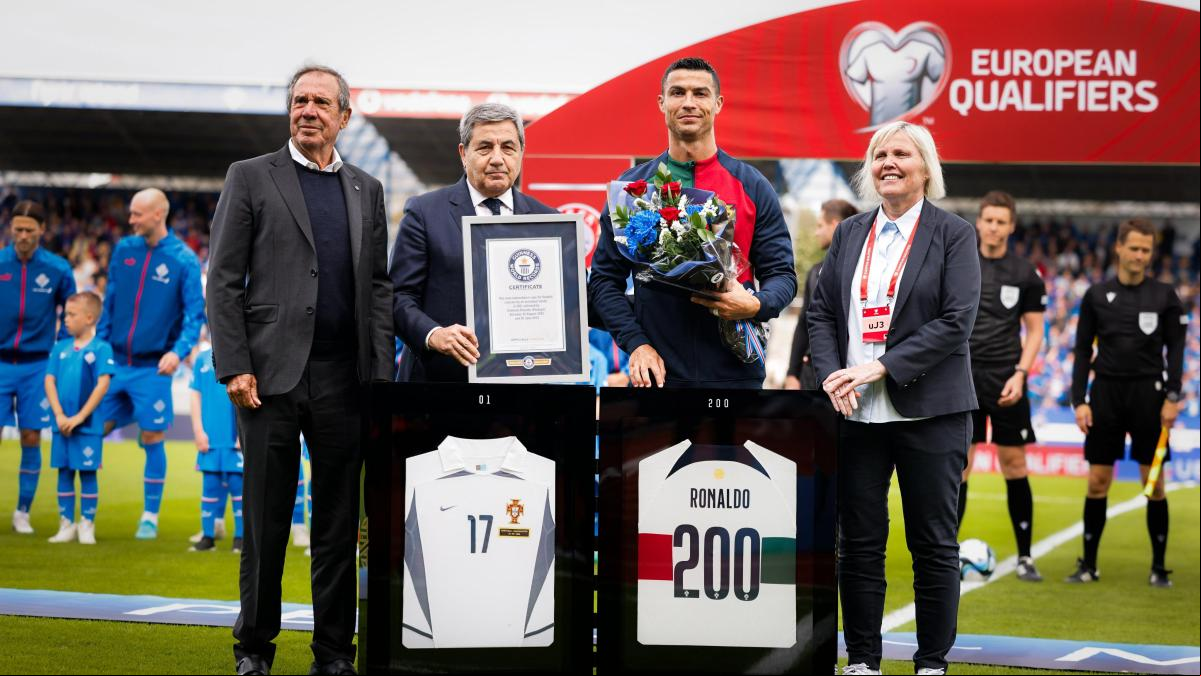 Cristiano Ronaldo, 200 veces con Portugal