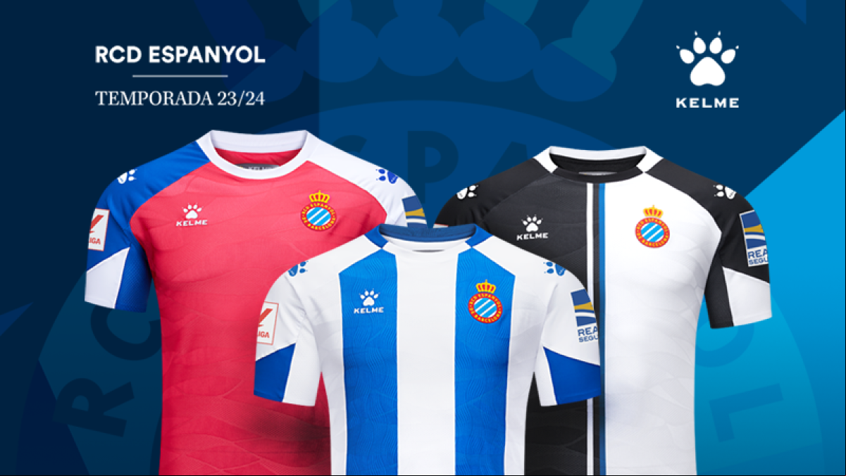 El Espanyol presenta sus nuevas equipaciones