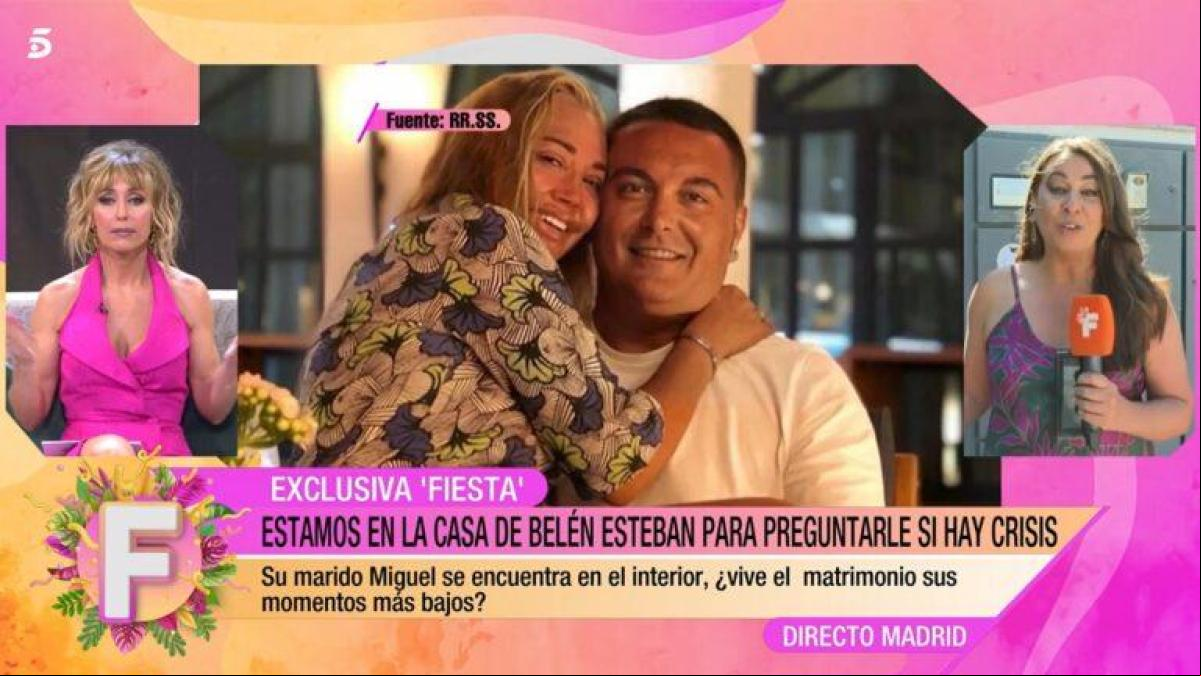 Belén Esteban aclara los rumores de ruptura con Miguel Marcos: Están mejor que nunca