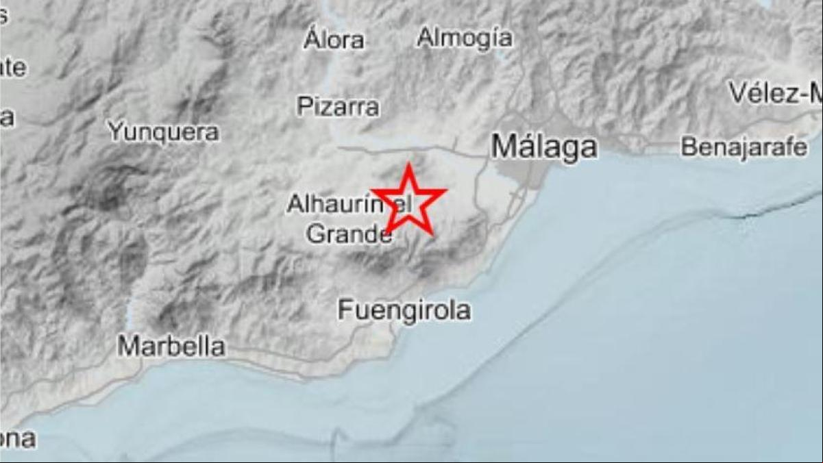 Registrado un terremoto de magnitud 3,2 en Alhaurín de la Torre (Málaga)