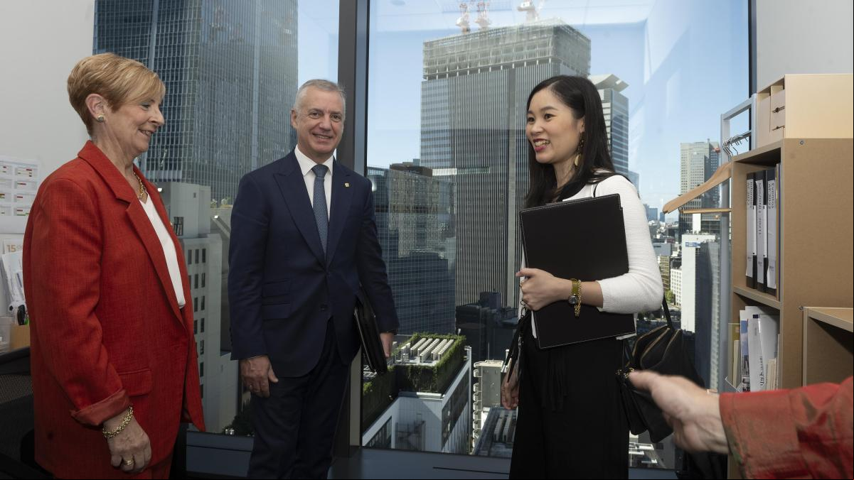 Urkullu presenta a Euskadi en Japón como un “socio fiable” para las empresas