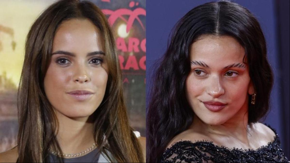 Gloria Camila trata de zafarse de una incómoda pregunta sobre Rosalía, pero se le entiende todo