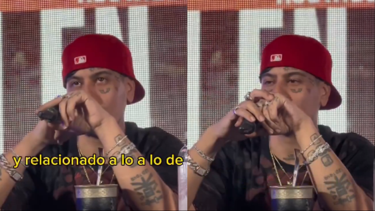 El cantante Duki abandona una entrevista tras romperse a llorar en directo: No existe motivo para ser feliz