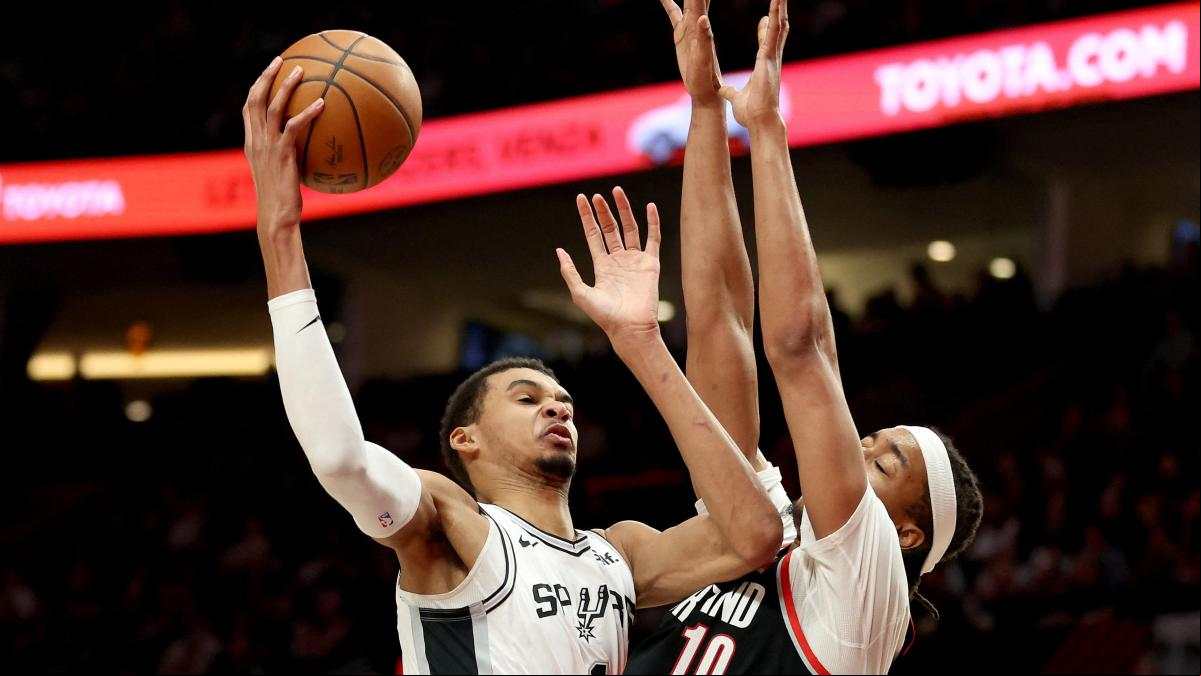 Los Spurs de Wembanyama resucitan ante los Blazers y los Pistons siguen en caída libre