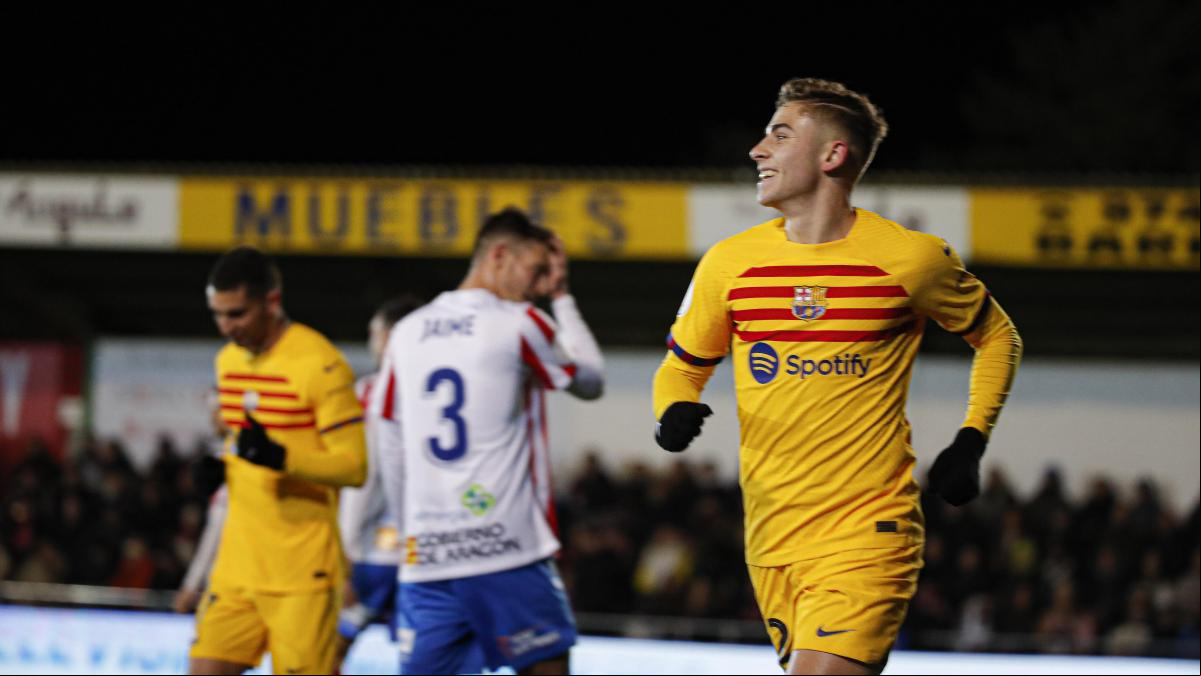 El Barça sufre pero cumple en Barbastro y ya está en octavos de final de la Copa