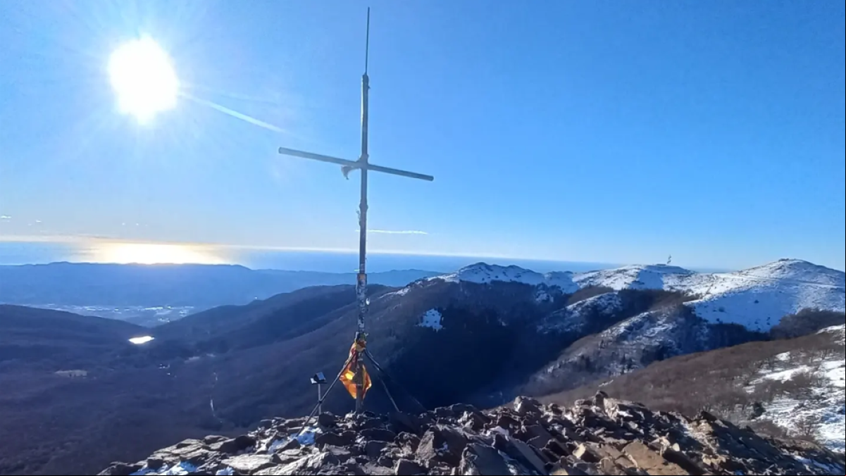 El placer visual de coronar Les Agudes