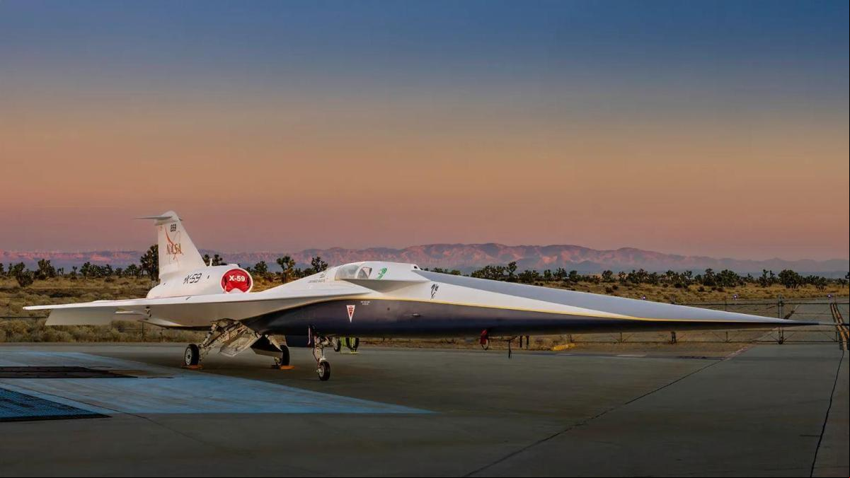 La NASA presenta su avión supersónico silencioso X-59 Questst