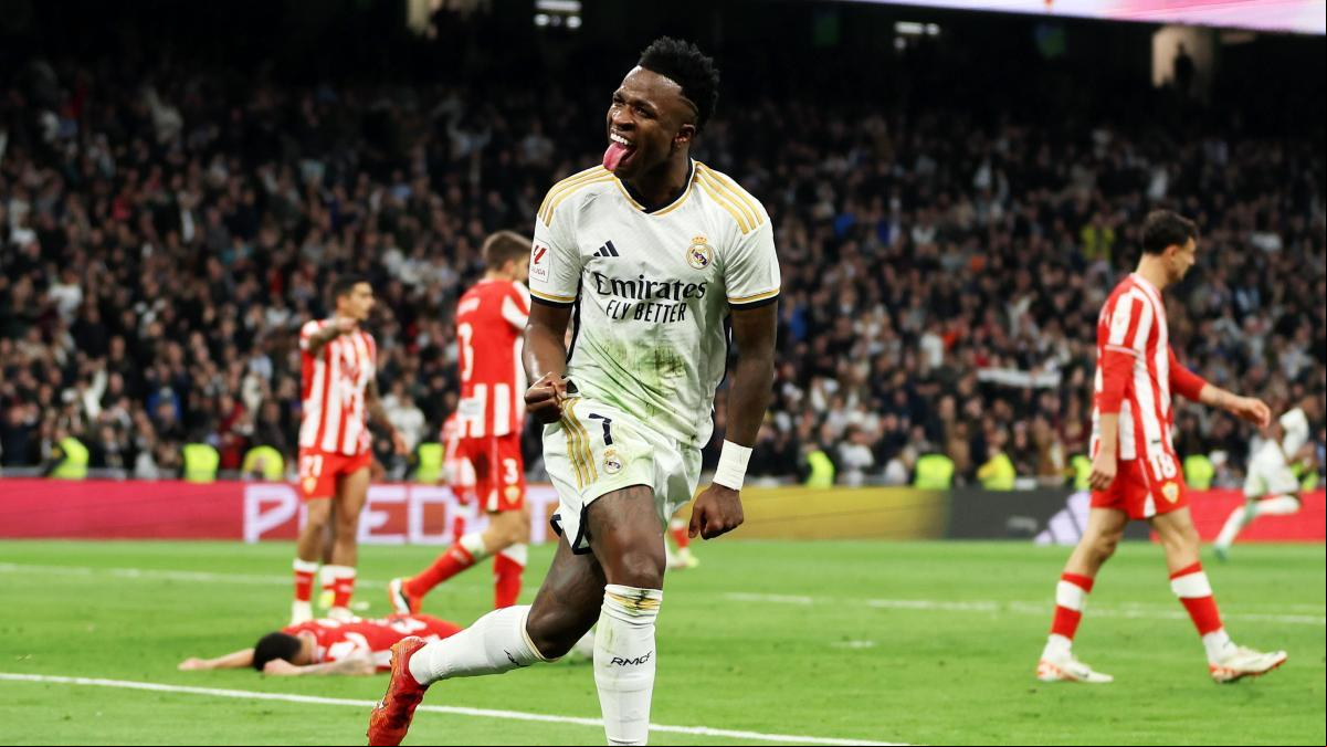 Vinícius, sobre su gol al Almería: Así lo hacía siempre en Copacabana