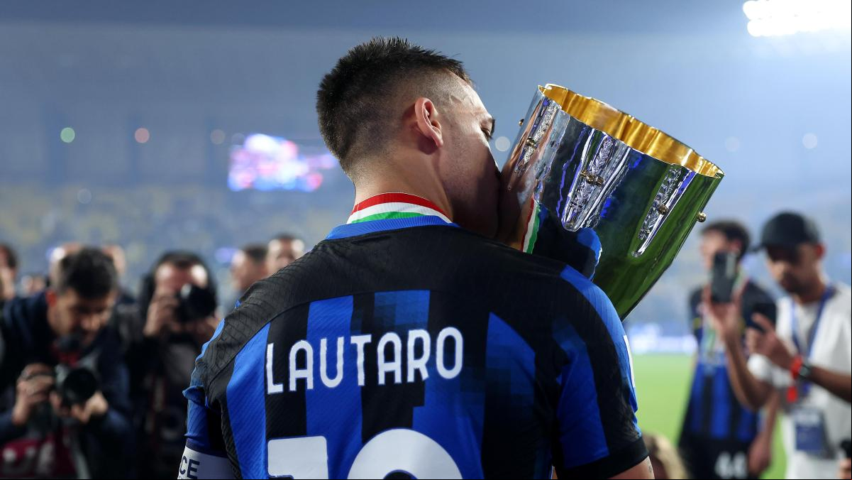 Lautaro da al Inter la Supercopa de Italia en el descuento
