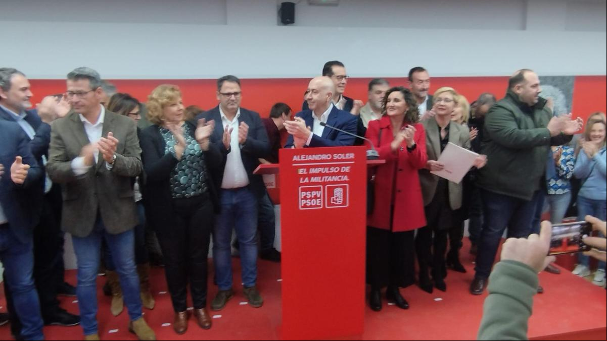 Alejandro Soler presenta candidatura al PSPV y reta la voluntad de la dirección del PSOE