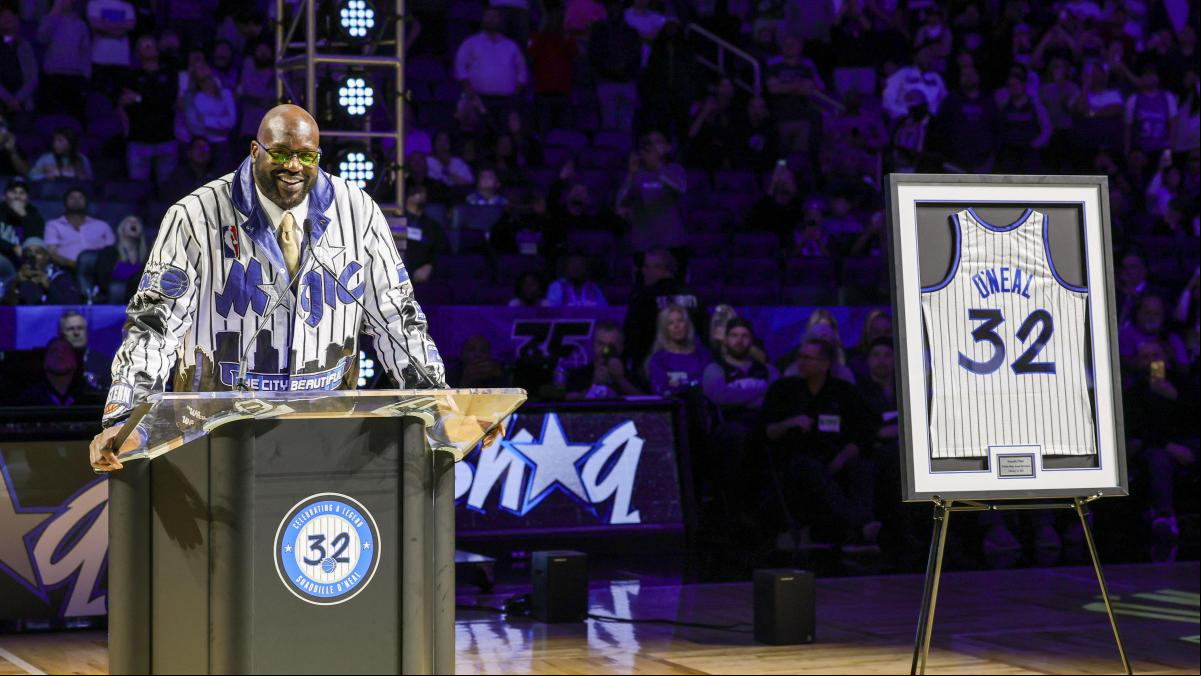 Los Magic retiran la camiseta de Shaquille ONeal