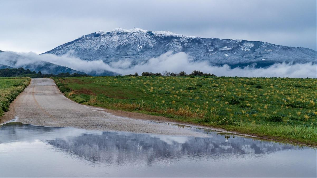 El faro nevado del Montseny
