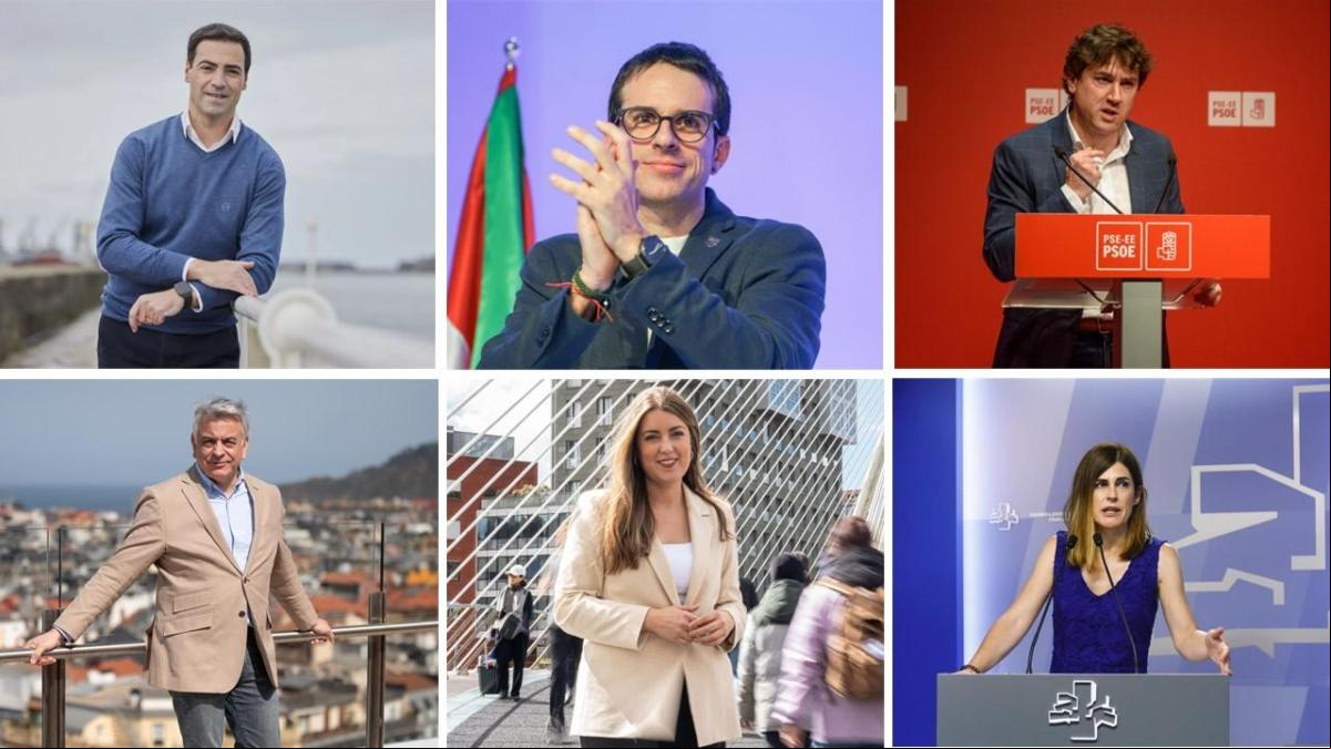 Estos son los candidatos para las elecciones en el País Vasco