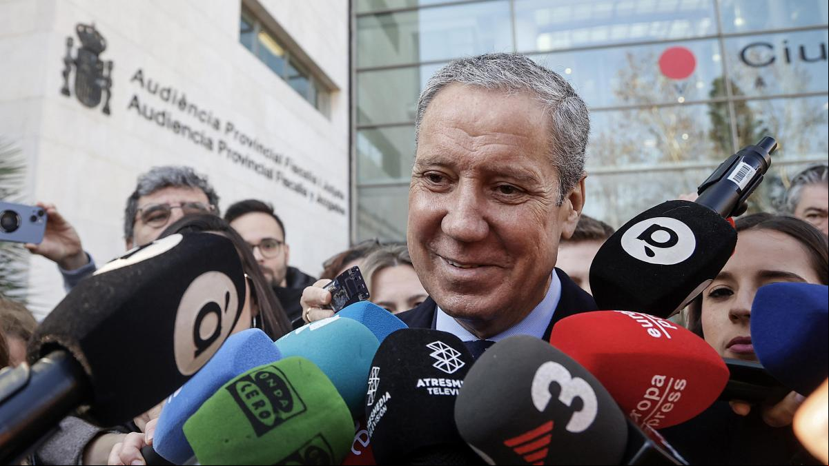 La Fiscalía pide el ingreso inmediato de Zaplana en prisión al apreciar riesgo de fuga