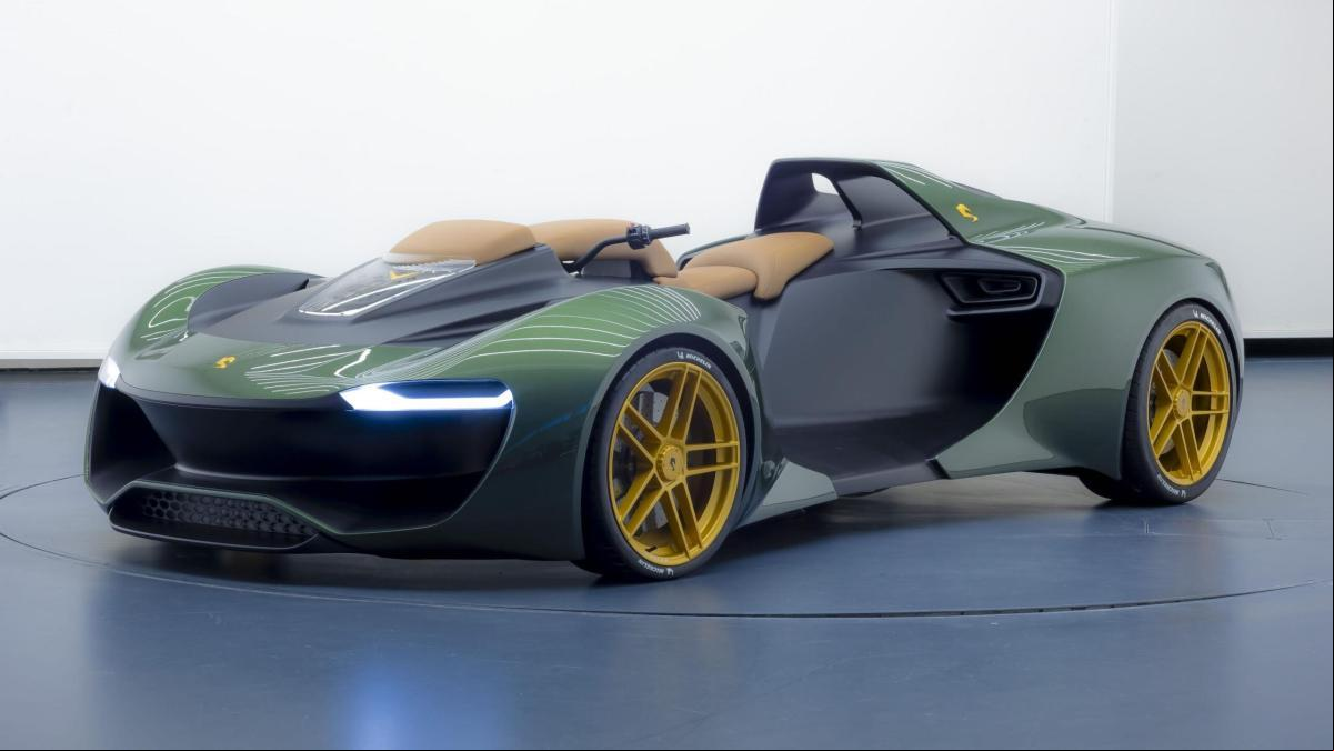 El elegante quad con apariencia de coche que alcanza los 400 km/h y se conduce sin cinturón