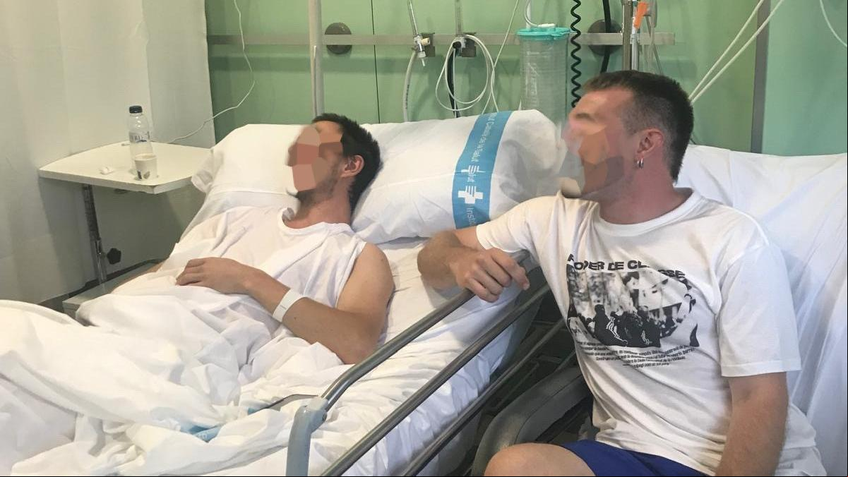 Ingresado un miembro de la PAH con neumotórax y un hematoma en el hígado tras una intervención de la Urbana de Lleida