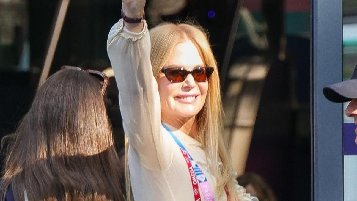 Nicole Kidman adopta el chic francés para asistir a los Juegos Olímpicos