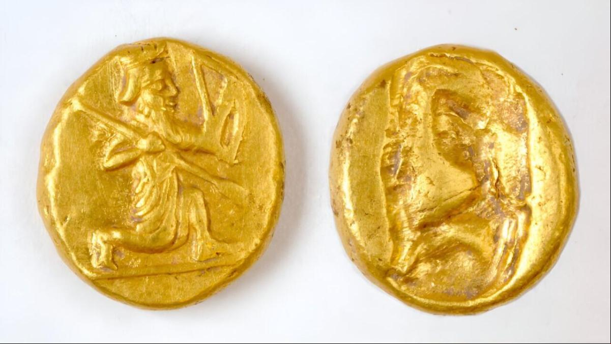El oro persa que sirvió para pagar mercenarios en el siglo V a.C. en una ciudad griega en Turquía