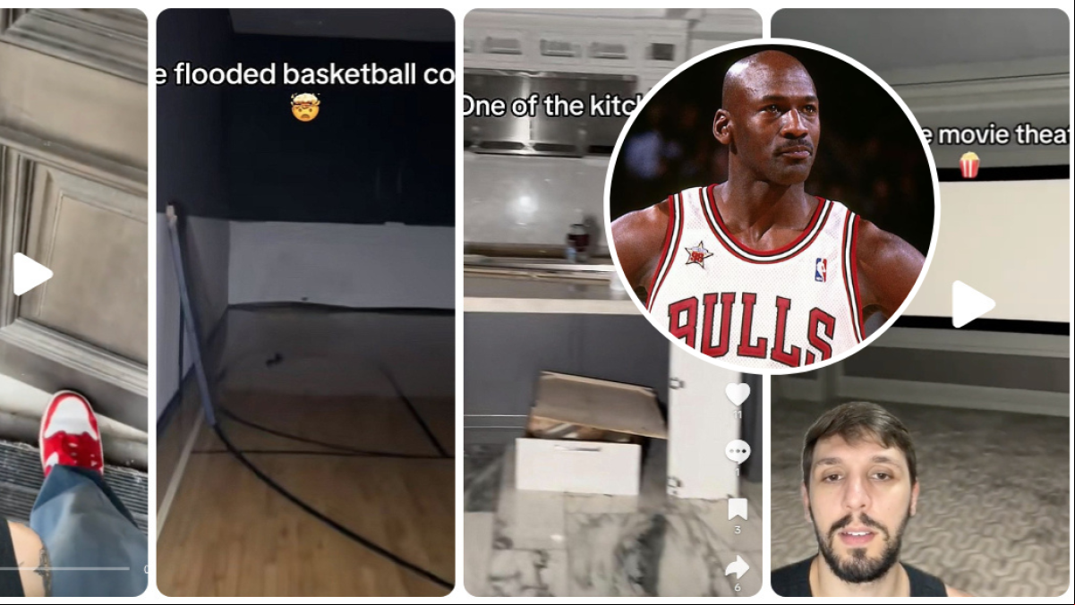 La casa de Michael Jordan se cae a pedazos