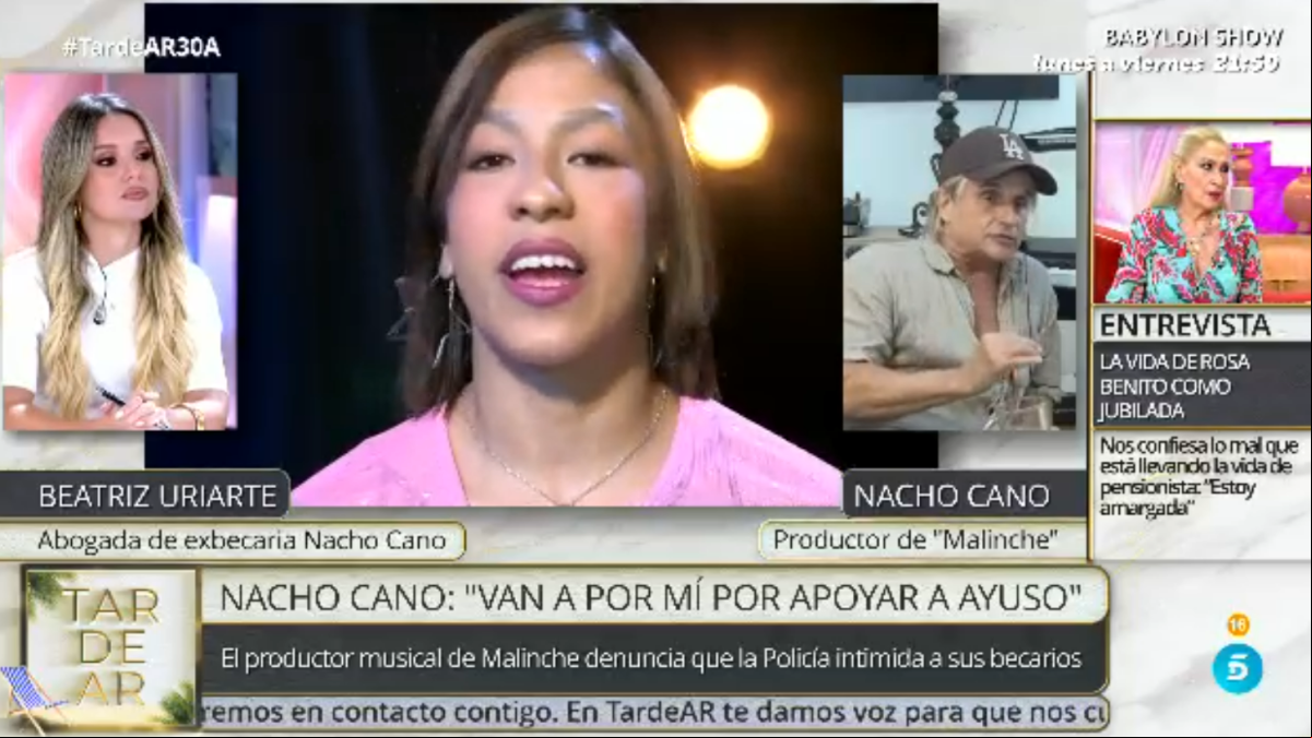 Nacho Cano abandona ‘TardeAR’ tras pelearse con la abogada de Lesly: “Gente como usted se vende a lo que sea”