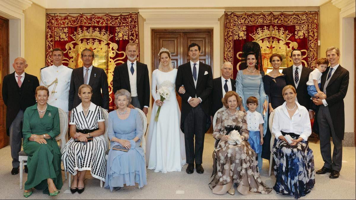 La boda de princesa de Victoria López-Quesada, ahijada del Rey