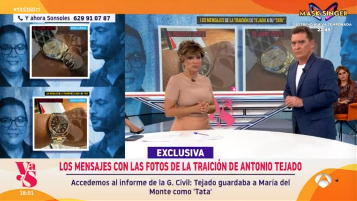 Los mensajes entre Antonio Tejado y María del Monte que destapan la traición y el plan del robo