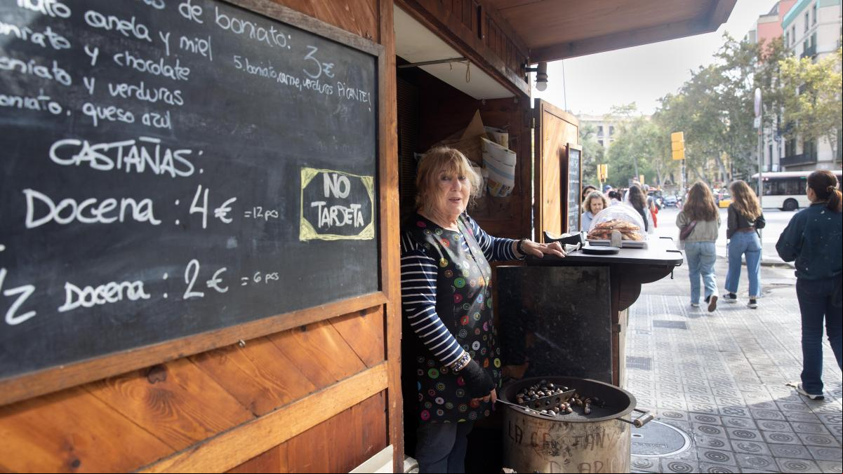 La castañera del presente La castañera del presente