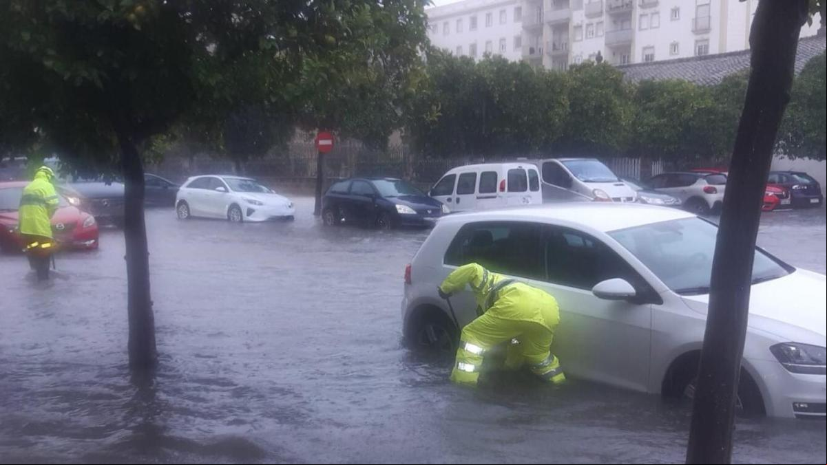 Jerez, en alerta por el posible desbordamiento del Guadalete, y Sevilla, pendiente del río Guadaíra