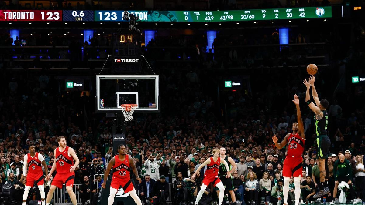 Noche de emociones fuertes en la NBA: la racha de los Lakers y el triplazo de los Celtics