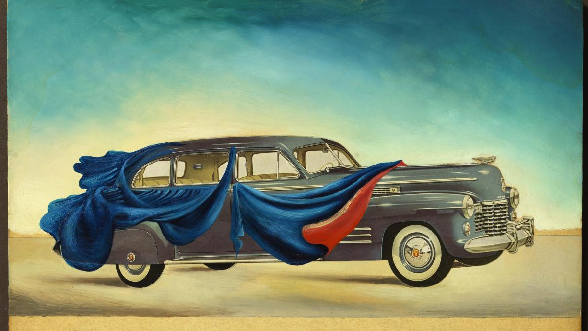 “Automóviles vestidos” de Salvador Dalí
