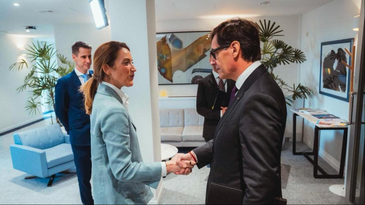 Illa ve una “actitud constructiva” en Metsola para resolver el uso del catalán en la Eurocámara