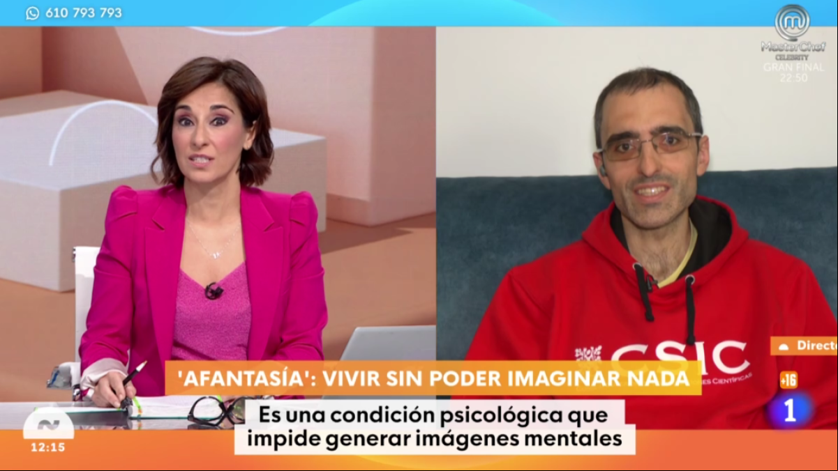 Adela González, en shock ante la historia de Fergus, un hombre que sufre afantasía y no puede imaginar: Es alucinante