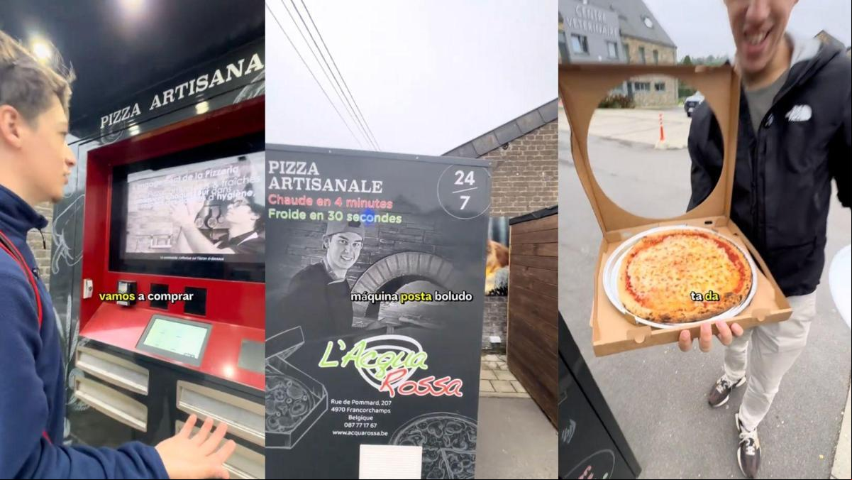Encuentran una máquina que elabora pizzas “artesanales” en 5 minutos: “Tremenda solución”