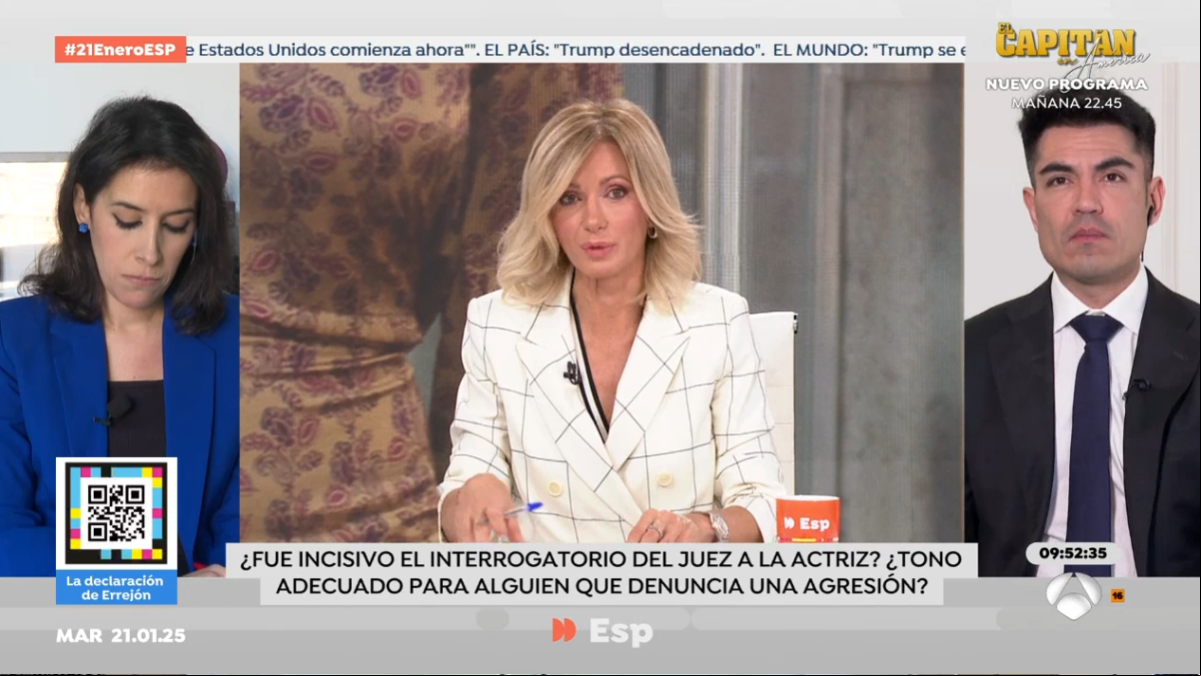 El abogado de Elisa Mouilaá considera en Espejo Público que el juez fue duro por estrategia: “Sabe lo que hace con Errejón”