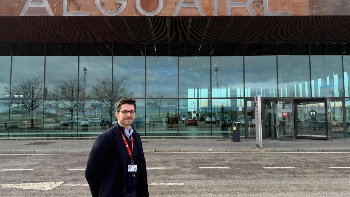 Xavier Gómez, nuevo director del aeropuerto Lleida-Alguaire