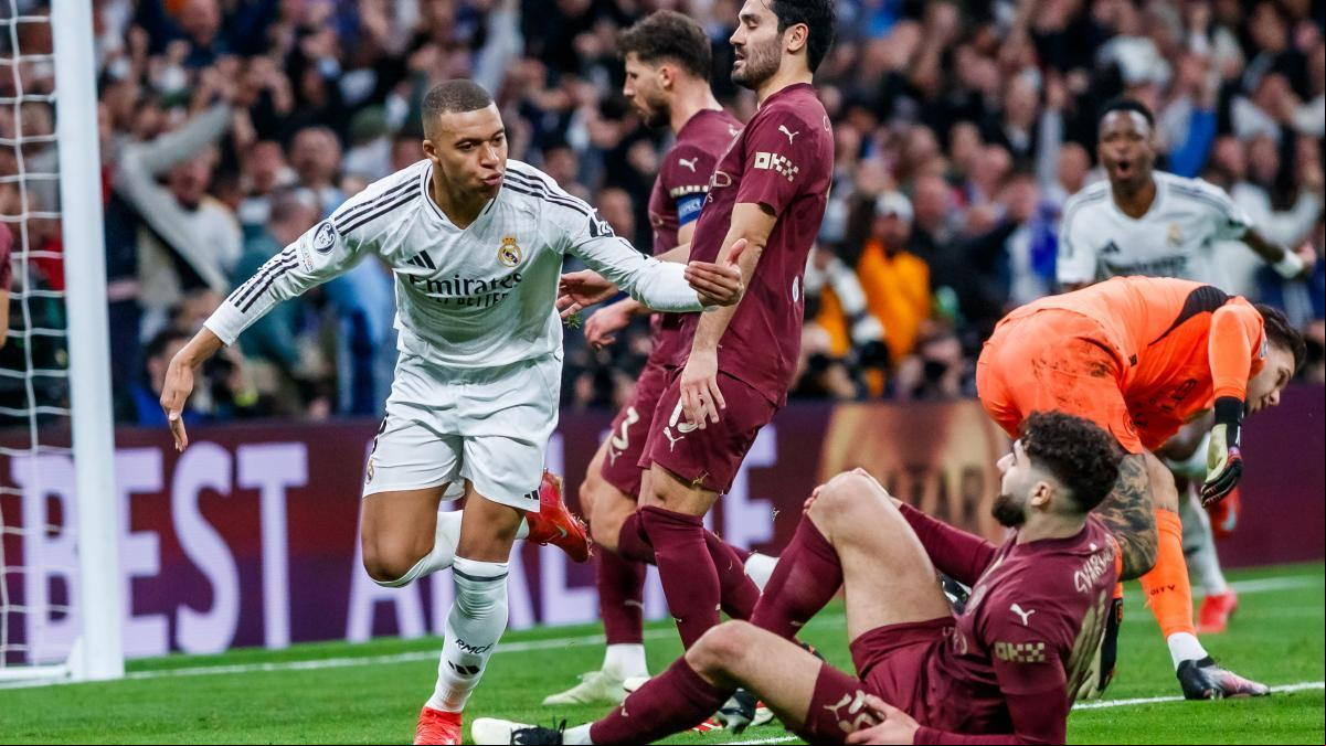 Mbappé destroza al Manchester City
