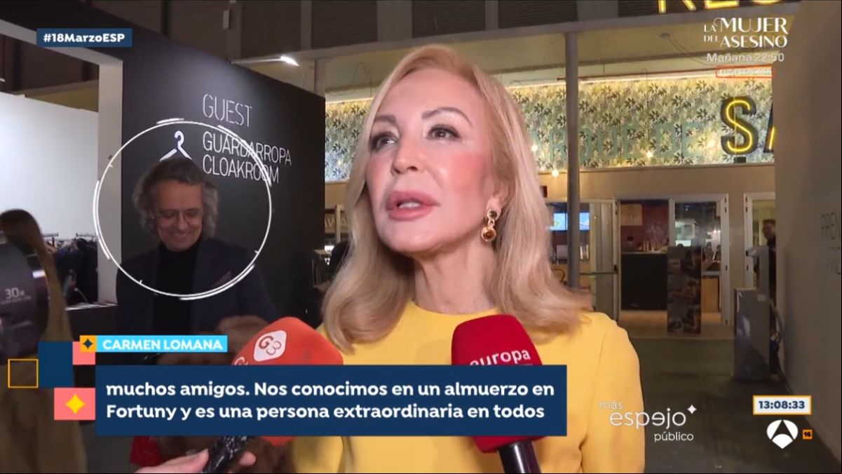 Carmen Lomana rompe su silencio sobre Jesús Arroyo, su nuevo “buen amigo”: “Yo me dejo llevar por la vida”