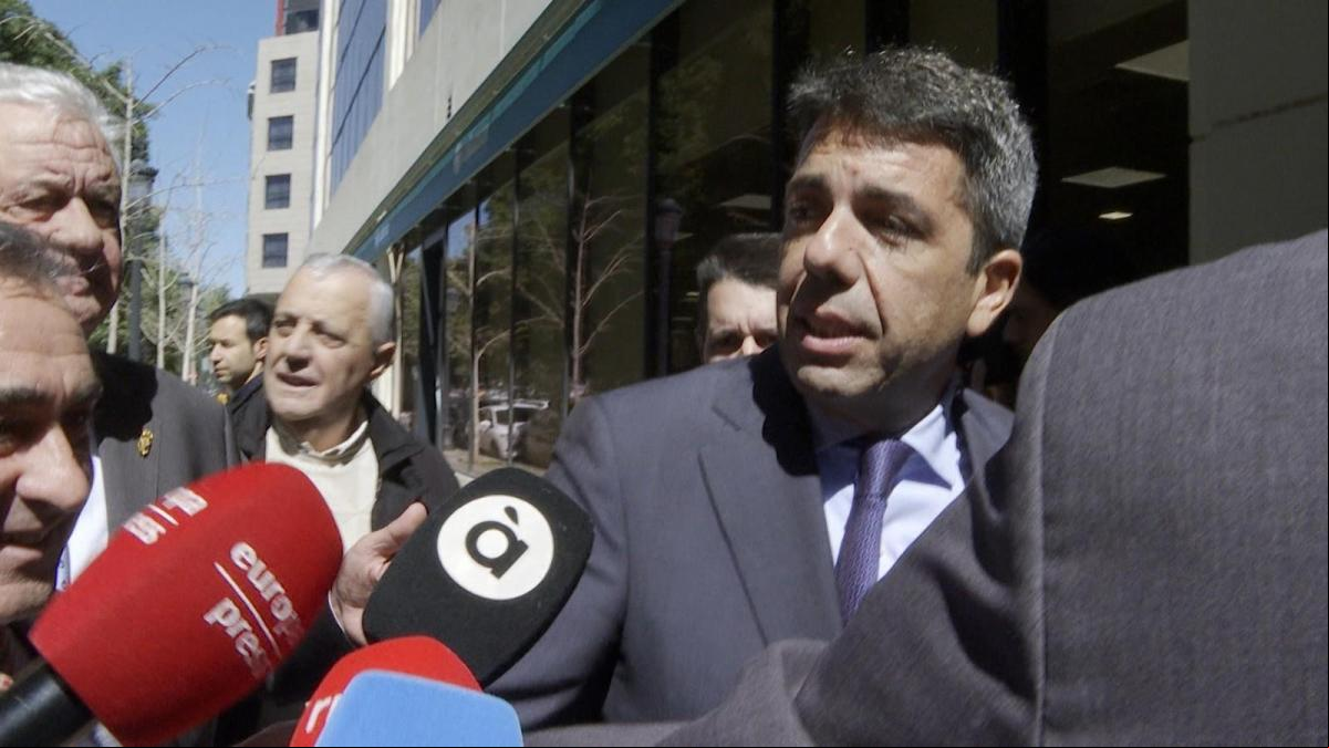 En libertad el detenido por amenazar en redes a Mazón, aunque deberá comparecer cada 15 días