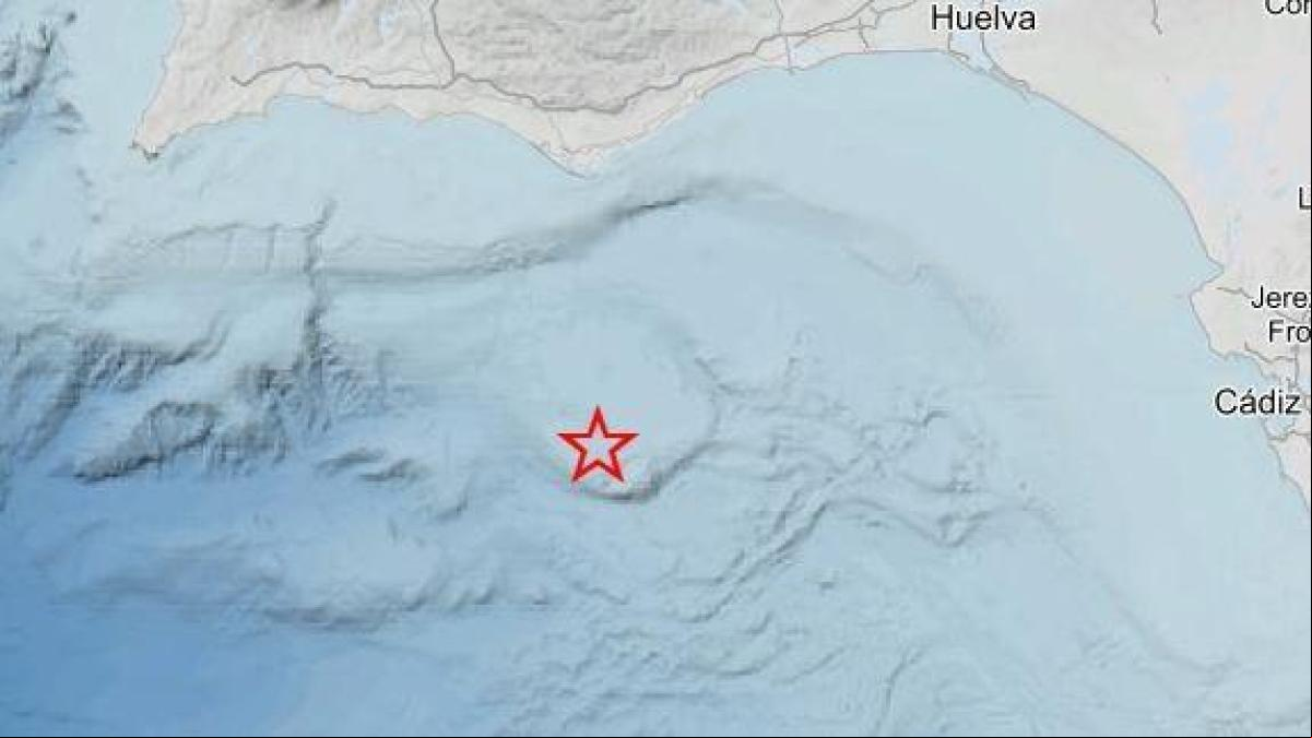 Registran un terremoto de magnitud 4,3 en aguas del Golfo de Cádiz