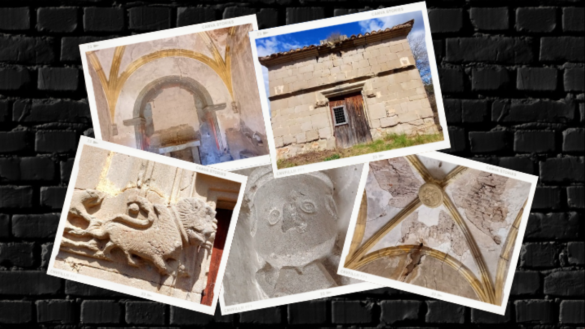 Las curiosas figuras de animales de la capilla de Santa Maria Magdalena de la Cortada