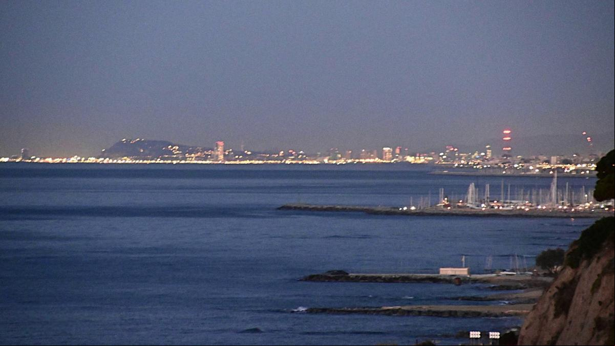 Barcelona desde el mirador del Maresme
