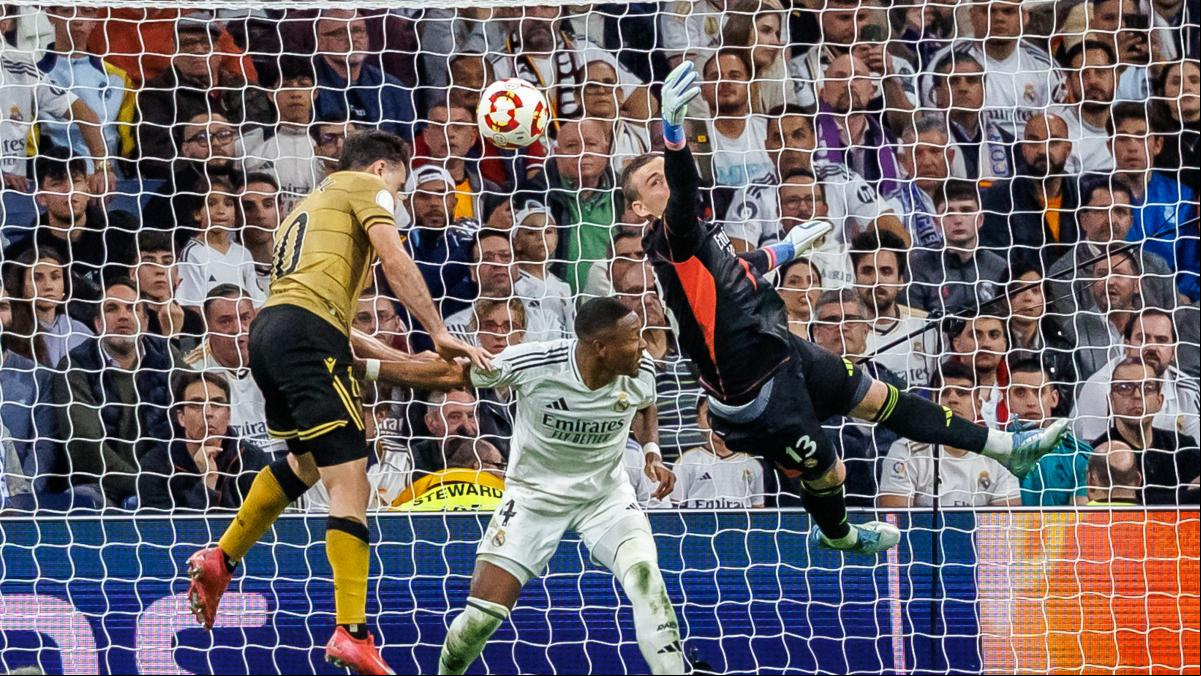Porteria sota mínims al Reial Madrid