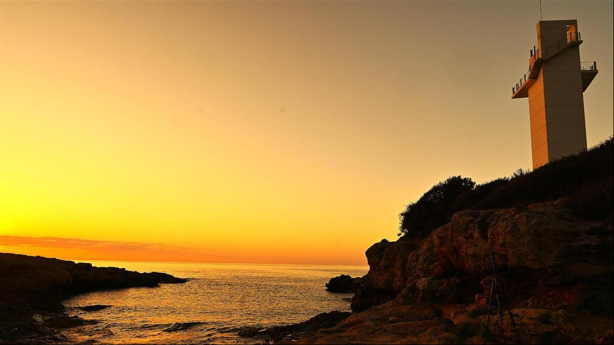 El color del amanecer en Alcossebre