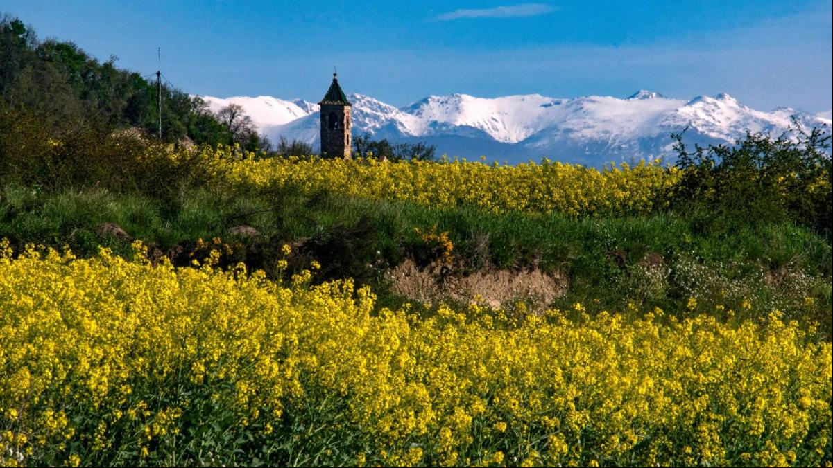 Los caminos de la primavera en Malla