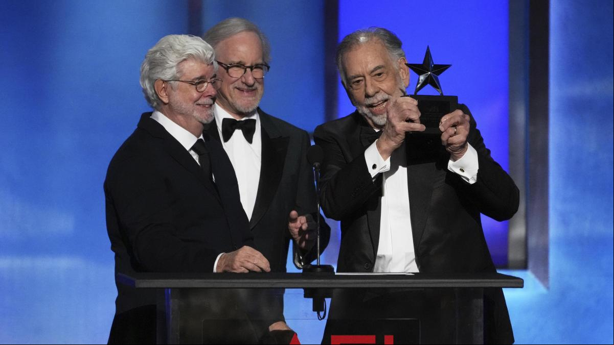 Trío de directores míticos en la gran noche de Francis Ford Coppola